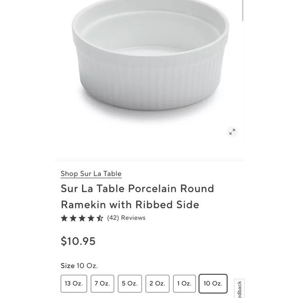 Sur La table set of 3 ramekins various sizes - Picture 13 of 15